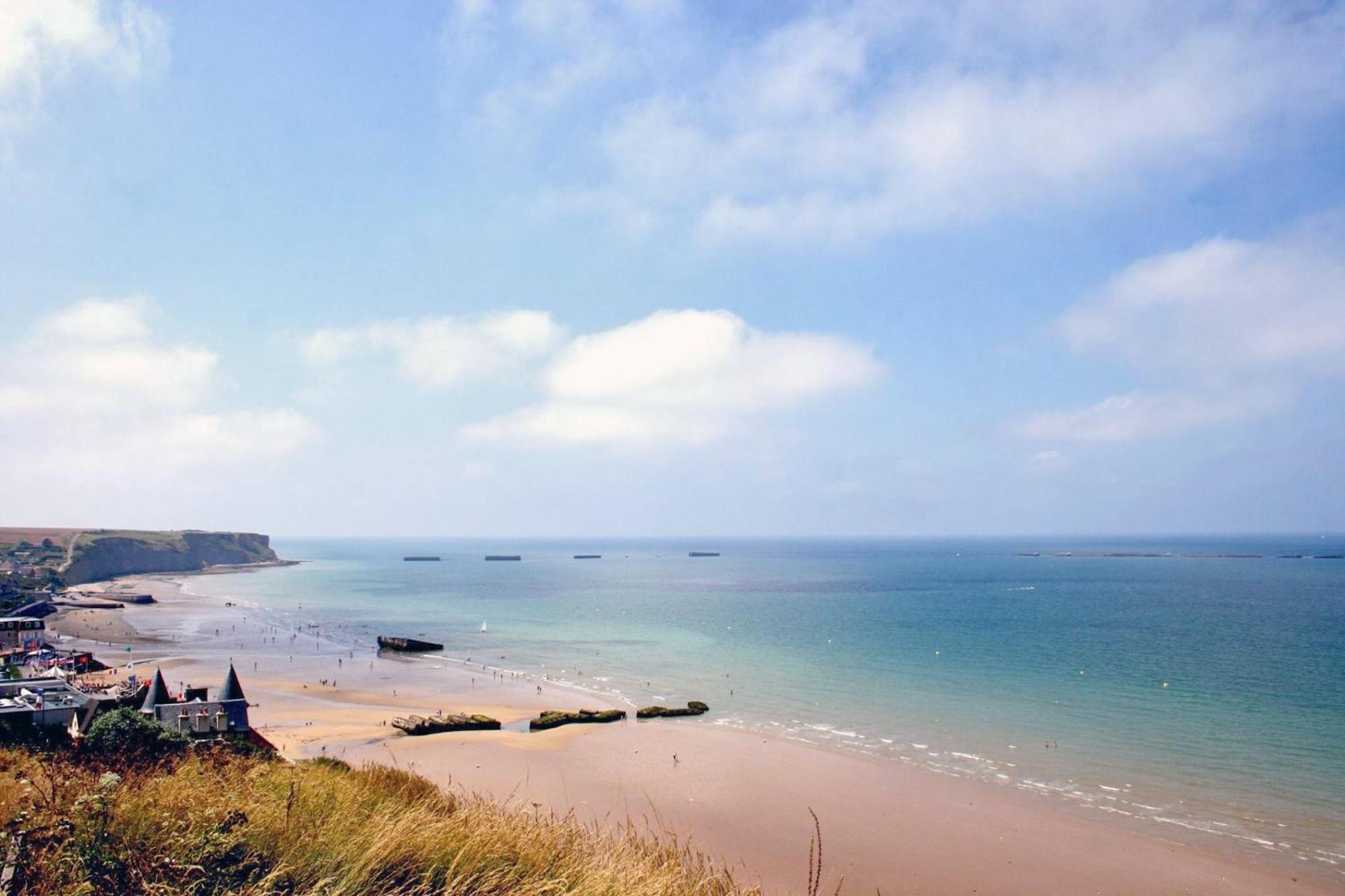 Les Dunes, Maison Neuve 8 P Bien Equipee Jardin Clos, Parking, Garage A 850 M De La Plage Et Centre Bourg, Sur Plages Du Debarquement Pres Arromanches Et Bayeux Asnelles Exterior foto